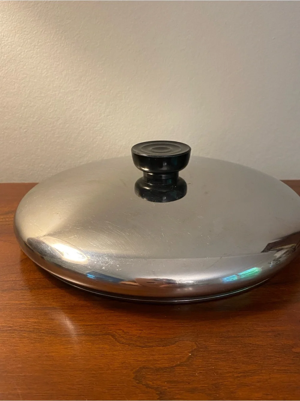 Vtg RevereWare Copper Clad 8” Skillet & Lid.  Made 1978 Clinton, IL NICE